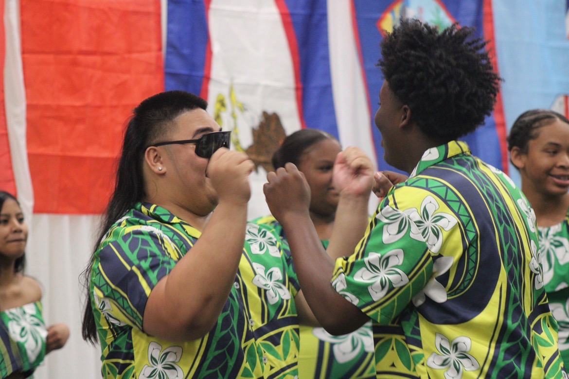 Pacific Islander Club members celebrate at the family night on May 28. This had been the first ever Pacific Islander Night hosted by JFK.